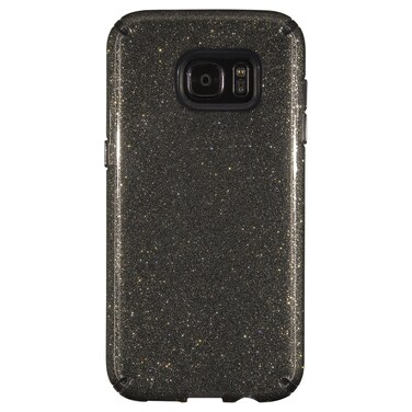 Speck Products CandyShell Cell Phone Case for Samsung Galaxy S7 Edge - Retail Packaging - Obsidian Gold/Black - 75868-5637