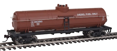 Walthers Trainline HO Scale Model Canadian National Tank Car, Red