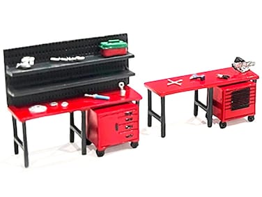 Metal Tools Set A of 5 Pieces Limited Edition 1/64 Scale Models by American Diorama AD-2409MJ