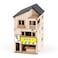 Youngmodeler Hobby Wooden Model Kits Mini Commercial-Residential Building - Realistic and Detailed Home Replica for Hobbyists