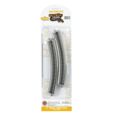 Bachmann Industries E-Z Track 14" Radius Curved Track (6/card) N Scale