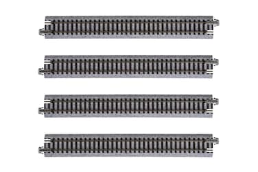 Kato N Scale Unitrack 7 5/16" 186mm Straight Track - 4 per package