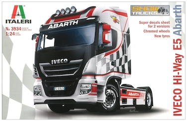 Italeri 3934S 3934S-1:24 Iveco HI-WY E5 Abarth, Building, Stand Model Making, Crafts, Hobby, Gluing, Plastic kit, Unlackiert