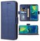 Phone Case for Huawei Mate 20 Pro Folio Flip Wallet Case,PU Leather Credit Card Holder Slots Heavy Duty Full Body Protection Kickstand Protective Phone Cover Huwai Mate20pro Haweii 20Pro Blue