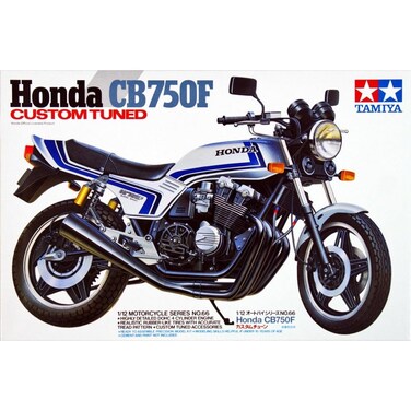 Tamiya 300014066 Honda CB 750F Vehicle 14066 CB750F Custom Tuned (Ltd Edition) 1:12 Motorbike Model Kit, Multicoloured, Mittel