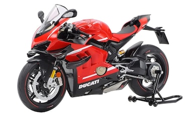 Tamiya 14140 Ducati Superleggera V4 1:12 Detailed Model Kit True to Original Plastic Construction Kit DIY Assembly Unpainted Multi-Coloured