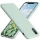 Vooii Compatible with iPhone XR Case, Soft Liquid Silicone Full Body Slim Cover with Microfiber Lining - Mint