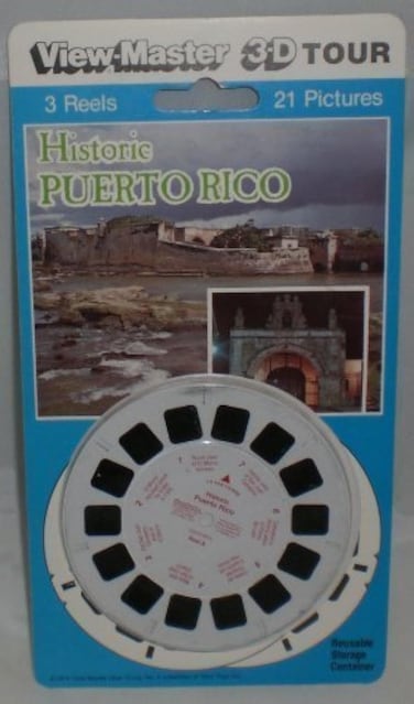 Historic Puerto Rico View-Master 3 Reel Set - 21 3D Images