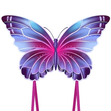 Butterfly Kite for Kids &amp; Adults, Easy to Fly Gorgeous Kite with Long Tail Includes Kite String and Bag