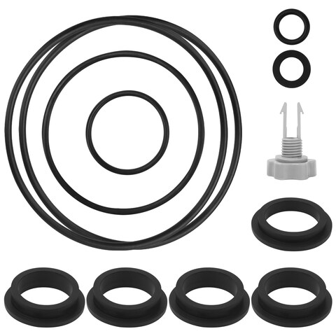 Aillsa Sand Filter Pump Parts Repair Set Compatible with Intex for Intex Sand Filter Pumps Part Number 25013-Air Release Valve &amp; O-Rings - 1 Pack(12 Pieces)