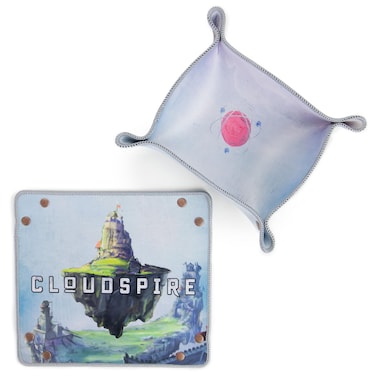 Chip Theory Games Neoprene Control Ur Roll Dice Tray: Cloudspire &ndash; Premium Dice Tray for Precision and Easy Storage