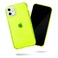 SteepLab Neon Highlighter Case for iPhone, The Grippy Jelly Case w/Protective Air Pockets (Conspicuous Neon Yellow, iPhone 11)