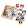 Melissa &amp; Doug Disney Minnie Mouse Mix and Match Dress-Up Wooden Play Set (18 pcs) - Minnie Mouse Toys For Disney Fans, Fashion Puzzle Travel Toys For Kids Ages 3+