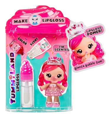Yummiland Lipgloss Doll- Bianca Bubblegum, Ages 4+