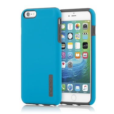 iPhone 6S Plus Case, Incipio DualPro Case Shock Absorbing Cover fits both Apple iPhone 6 Plus, iPhone 6S Plus - Cyan / Gray