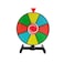 Miniature 6 Inch Dry Erase Spinning Prize Wheel with Desktop Stand
