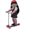 The New York Doll Collection 18" Doll Scooter &amp; Helmet Set - 18in Dolls Accessories Doll Bike Accessories Play Set and Doll Helmet (Scooter+Helmet)