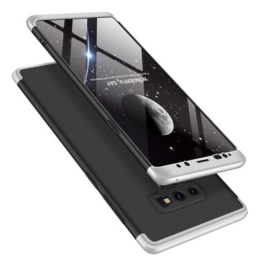 ATRAING Galaxy Note 9 Case, PC Hard Case 3 in 1 Ultra-Thin Cover for Samsung Galaxy Note 9 (Silver+Black+Silver)