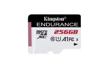 Kingston High Endurance 256GB microSD Card   95/45 MB/s Read &amp; Write   Built for Write Intensive Applications   UHS-I U1 Speed Class 10 A1   SDCE/256GB