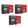 LaView 32GB Micro SD Card 3 Pack, Micro SDXC UHS-I Memory Card &ndash; 95MB/s,633X,U1,C10, Full HD Video V10, A1, FAT32, High Speed Flash TF Card P500 for Computer with Adapter/Phone/Tablet/PC
