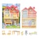 Bluey Mini Home Playset   Compact House Playset with Carry Handle   Three Different Rooms   Kitchen, Bedroom and Bathroom   Includes Figure with 5 Play Pieces