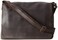 David King &amp; Co. Leather Full Flap Laptop Messenger L Distressed, Cafe, One Size