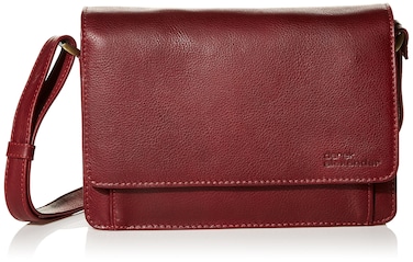 Derek Alexander East/west Half Flap Multi Compartment, Red, One Size