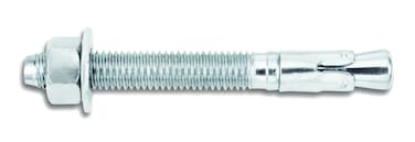 Powers Fastening Innovations 7426SD1 Power-Stud and Sd1 1/2-Inch by 7-Inch Type Carbon Steel Wedge Expansion Anchor Carbon Steel Clip, 25 Per Box