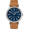 Timex Weekender 40mm Brown/Blue Two-Piece Leather Strap Watch