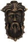 Design Toscano Sutherland House Greenman Authentic Foundry Iron Door Knocker, Bronze