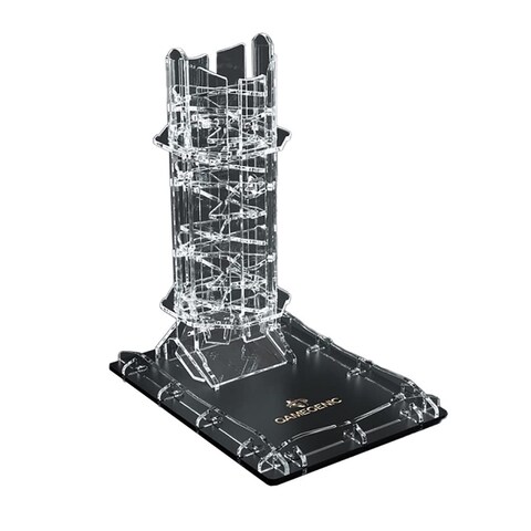 Gamegenic Crystal Twister Premium Dice Tower | Unique Dice-Rolling Experience | Accessory for Board Games, Tabletop Games and Dice Rolling Games | Easy Assembly | Clear Acrylic Dice Tower | Made Gamegenic Crystal Twister Premium Dice Tower | Unique Dice-Rolling Experience | Accessory for Board Games, Tabletop Games and Dice Rolling Games | Easy Assembly | Clear Acrylic Dice Tower | Made