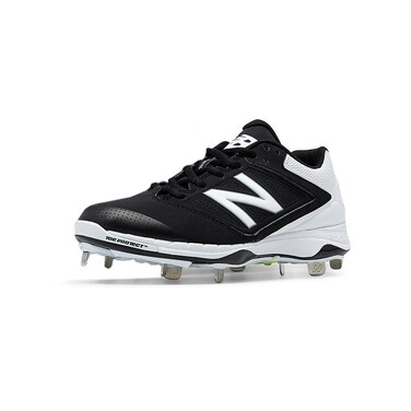 New Balance Low Cut 4040v1 Womens Cushioning Metal Softball Cleat Black/White