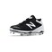 New Balance Low Cut 4040v1 Womens Cushioning Metal Softball Cleat Black/White