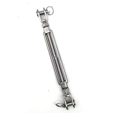 Jaw and Jaw Turnbuckle Stainless Steel 3/8",240mm Length,Marine Grade, Heavy Duty,Can be Used in a Salt Water Invironment
