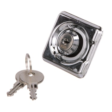 Seachoice Locking Lifting Ring, Stamped 304 Stainless Steel, Includes 2 Keys, One Size, Polished