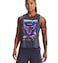 Under Armour Women's Project Rock Worldwide Tank 1373775 (US, Alpha, Large, Regular, Regular, Tempered Steel/White - 558)