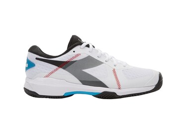 Diadora Trofeo AG PKL (White/Black/Blue Jewel) 7.5 US, Blue,white
