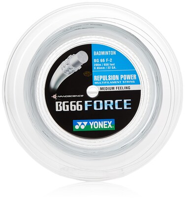 YONEX BG 66 Force Badminton String 200m Reel