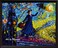 Uhomate Mary Poppins Vincent Van Gogh Starry Night Posters Home Canvas Wall Art Nursery Decor Living Room Wall Decor A066 (24X30)