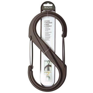 Nite Ize SBP10-03-01 Big S-Biner Plastic Carabiner Size #10, Black