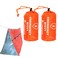 GOGOOD 2 Pack Emergency Survival Tent, Bivy Sack, Lightweight Portable Survival Gear for Outdoor Camping Hiking Keep Warm After Earthquakes, Hurricanes Disasters