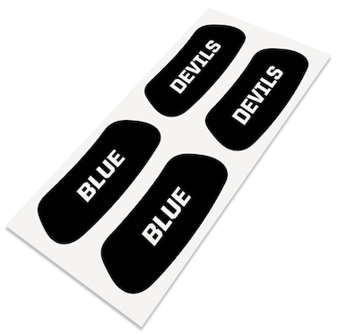 Blue Devils Team Name Eye Black