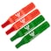 Great Call Athletics   Wrestling Ankle Bands   2 Red &amp; 2 Green Set   Premium Tournament &amp; Dual Meet Anklets   Coach   Referee   Official