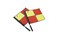 Kwik Goal Premier Linesman Flags Multi, 22.5-Inch L x 4-Inch W