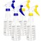 Youngever 4 Pack Empty Spray Bottles, 16 Ounce Spray Bottles for Cleaning Solutions, Pressurized Sprayer, Adjustable Nozzle, Printed Measurements and Checkbox