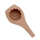 Killer's Instinct Outdoors Carved Round Wooden Mould Press Mooncake Mold Middle Eastern Cookie &amp; Cake Mold 2-1/2" Diameter 1/2" Depth Maamoul Cookie Spoon