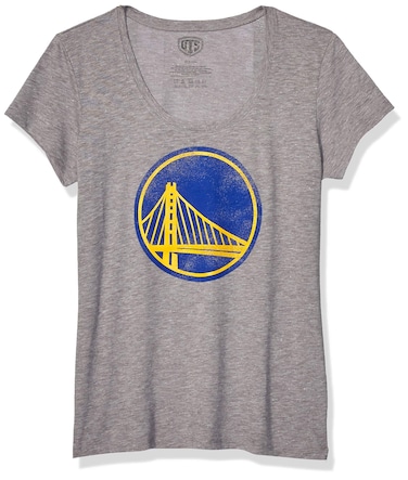 OTS NBA Golden State Warriors Men's Triblend Raglan Tee, Logo, Medium
