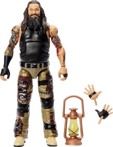 Mattel WWE Elite Action Figure &amp; Accessories, 6-inch Collectible Bray Wyatt with 25 Articulation Points, Life-Like Look &amp; Swappable Hands