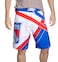 Calhoun Men's Officially Licensed NHL Diagonal Lines Boardshorts (New York Rangers, Large)