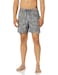 Quiksilver Men's Standard Volley Elastic Waist Boarshort Swim Trunk, Black Longboard 234, Large